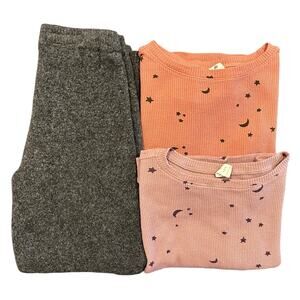 Zara Pants + Kate Quinn Waffle Tops Bundle, Girls Size 9/10